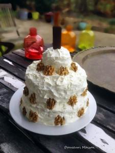 Le Gâteau d’Anniversaire de Mon enfance ! Chocolat Noix et Avalanche de crème !!