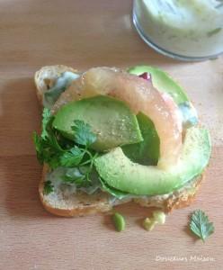 Petite Pause ! Club Sandwich « Fraîcheur » et Fruits verts en gelée