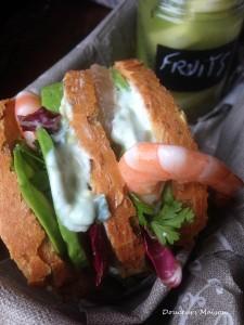 Petite Pause ! Club Sandwich « Fraîcheur » et Fruits verts en gelée