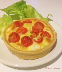 Quiche Tomates Cerise Chèvre Frais