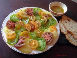 Tomates Multicolores Sauce Chèvre frais