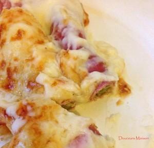 Poireaux au Jambon Béchamel