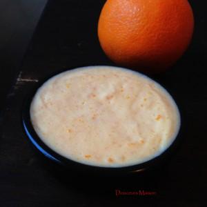 Mousse à l’Orange sur Crème de Marron chocolatée