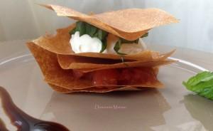 Mille-feuille Chèvre Tomate