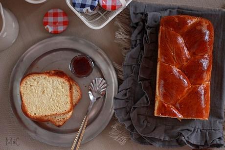 Tresse Briochée au Lait d’Amandes