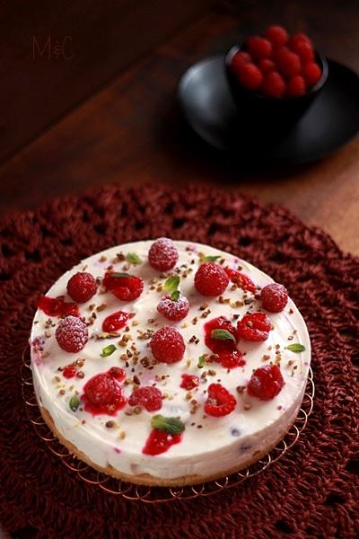 Cheese Cake aux Framboises & Citron … Sans Cuisson