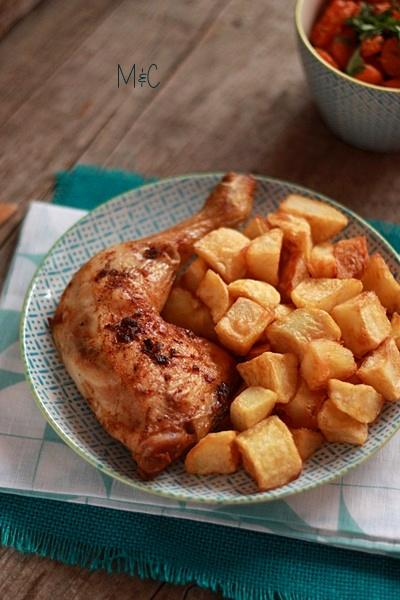 Cuisses de Poulet Rôties … Le déjeuner du Samedi !