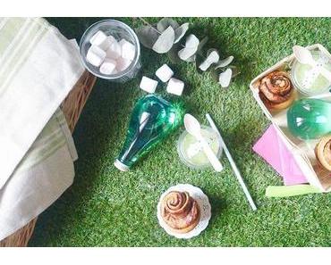 Panna-cotta au thé matcha et briochettes au thé matcha