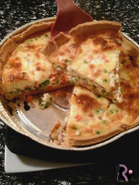 tarte petit pois carotte bacon