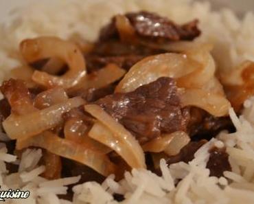 Boeuf aux oignons comme au chinois