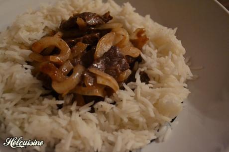 Boeuf aux oignons comme au chinois