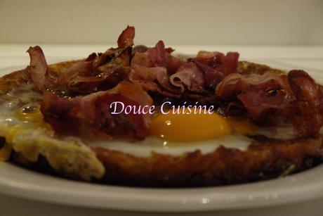 Oeufs au bacon et galette de pommes de terre façon Gordon Ramsay Oeufs au bacon et galette de pommes de terre façon Gordon Ramsay
