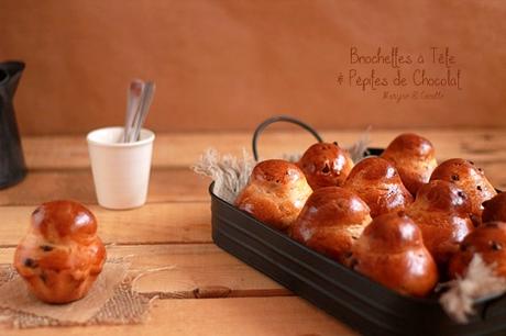 Briochettes à Tête aux Pépites de Chocolat