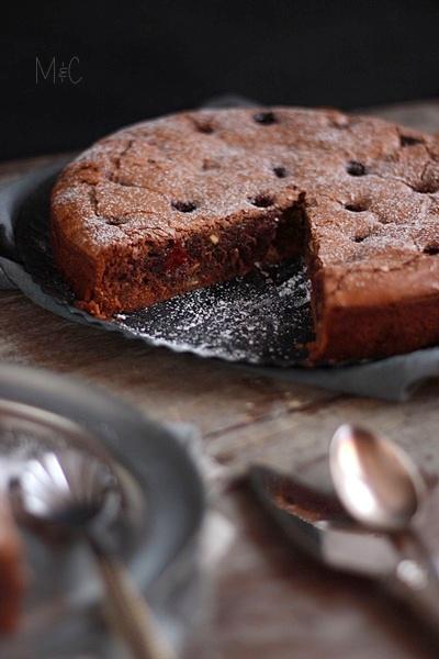 Gâteau Chocolat & framboises