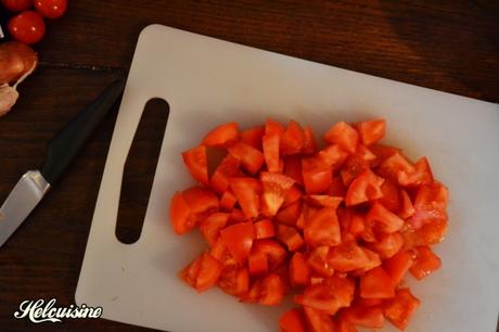 Mille feuilles de tomates et pesto