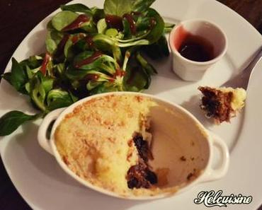 Parmentier de confit de canard