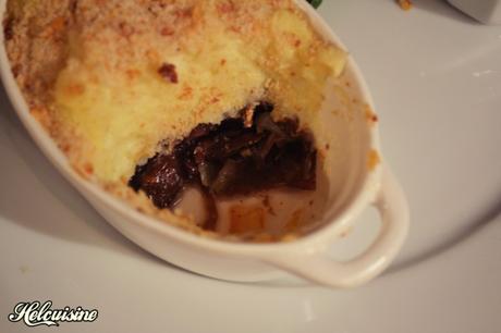 Parmentier de confit de canard