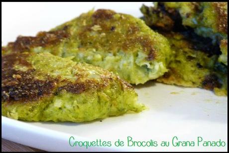 Miam Croquettes brocolis Grana Padano Escalope Veau sauce Brocolis