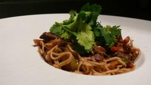 Nouilles chinoises sautées au boeuf