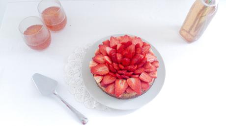 Tarte aux fraises Et Blog Anniversaire