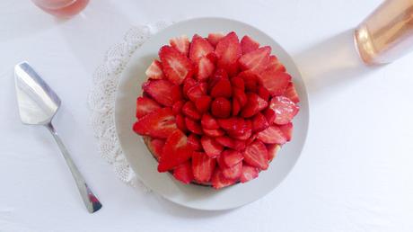 Tarte aux fraises Et Blog Anniversaire