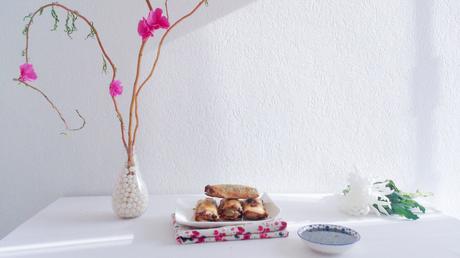 Riz au lait croustillant au thé matcha