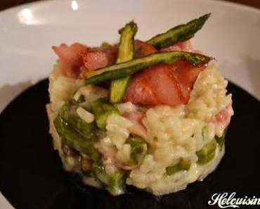 Risotto Asperges vertes et Lard