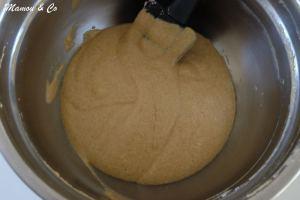 Mousse aux spéculoos sur lit de caramel