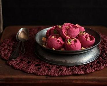 Glace Framboises au Lait Concentré … sans Sorbetière