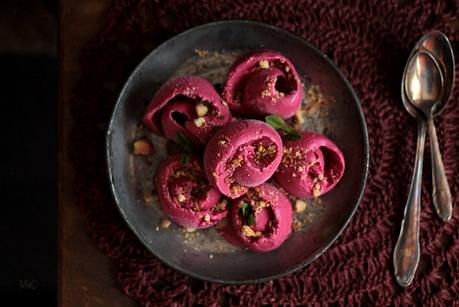 Glace Framboises au Lait Concentré … sans Sorbetière