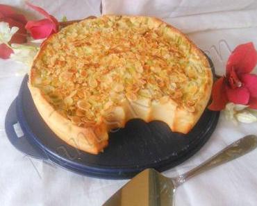 Cuajada au mascarpone et rhubarbe