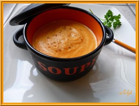 Velouté de carottes au lait concentré