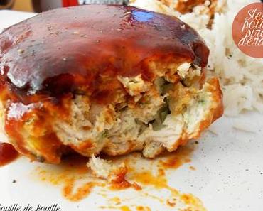 Steak de poulet sauce ketchup et sirop d'érable