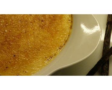 Crème brulée au chocolat blanc