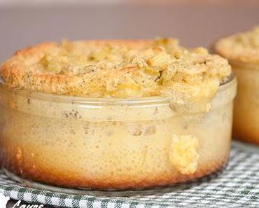 Clafoutis amandine à la rhubarbe