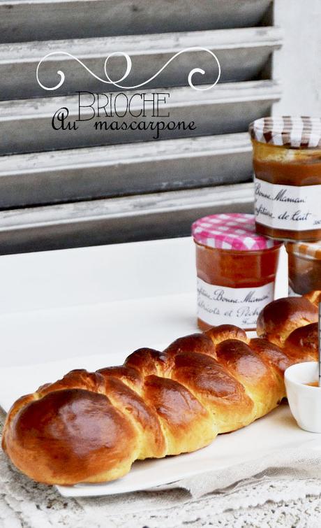 Brioche moelleuse au mascarpone