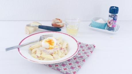 Pâtes au jambon et crème à l’Ossau Iraty