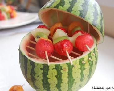 Mon barbecue de fruits