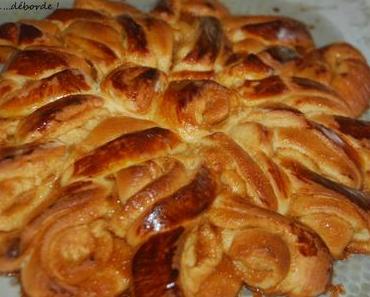 Brioche spirale infernale au caramel beurre salé