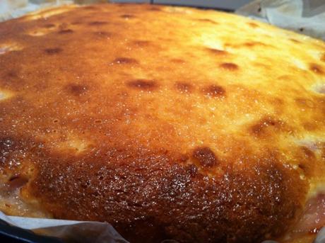 Tarte au pêches blanches et noix de coco