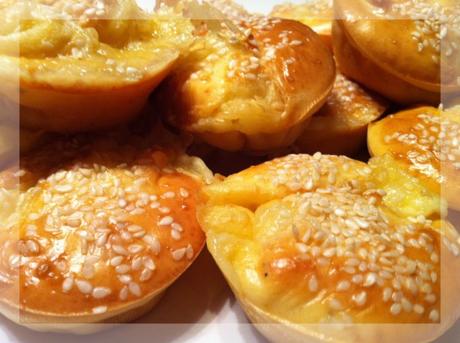 Muffins au Maroilles et graines de sésame