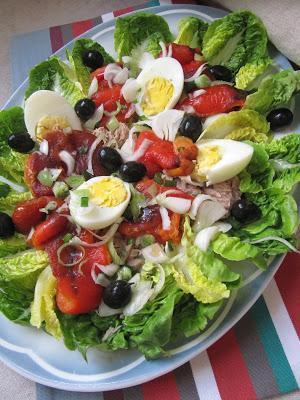 Salade sucrine au thon
