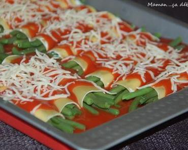 Cannellonis d’haricots verts