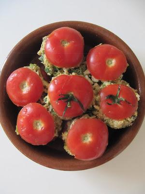 Tomates farcies au boulgour
