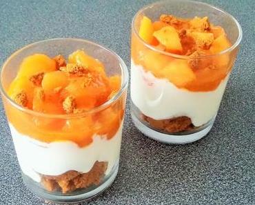 Crème de yaourt au melon poêlé et aux spéculoos