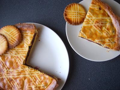 Gâteau breton aux cerises noires.