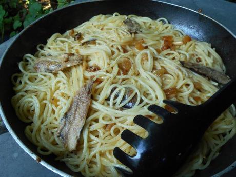 spaghettis aux sardines. 3