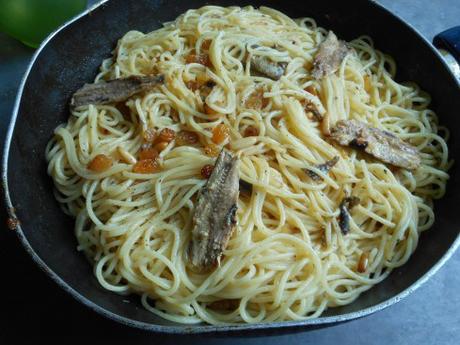 spaghettis aux sardines. 1