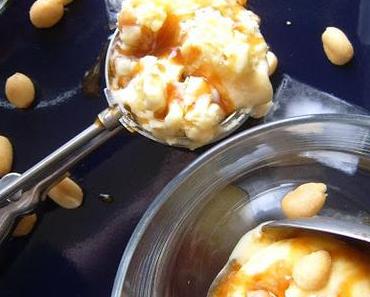 Glace aux Cacahuètes et Caramel [Foodista Challenge #9]
