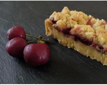 Tarte basque aux cerises façon crumble